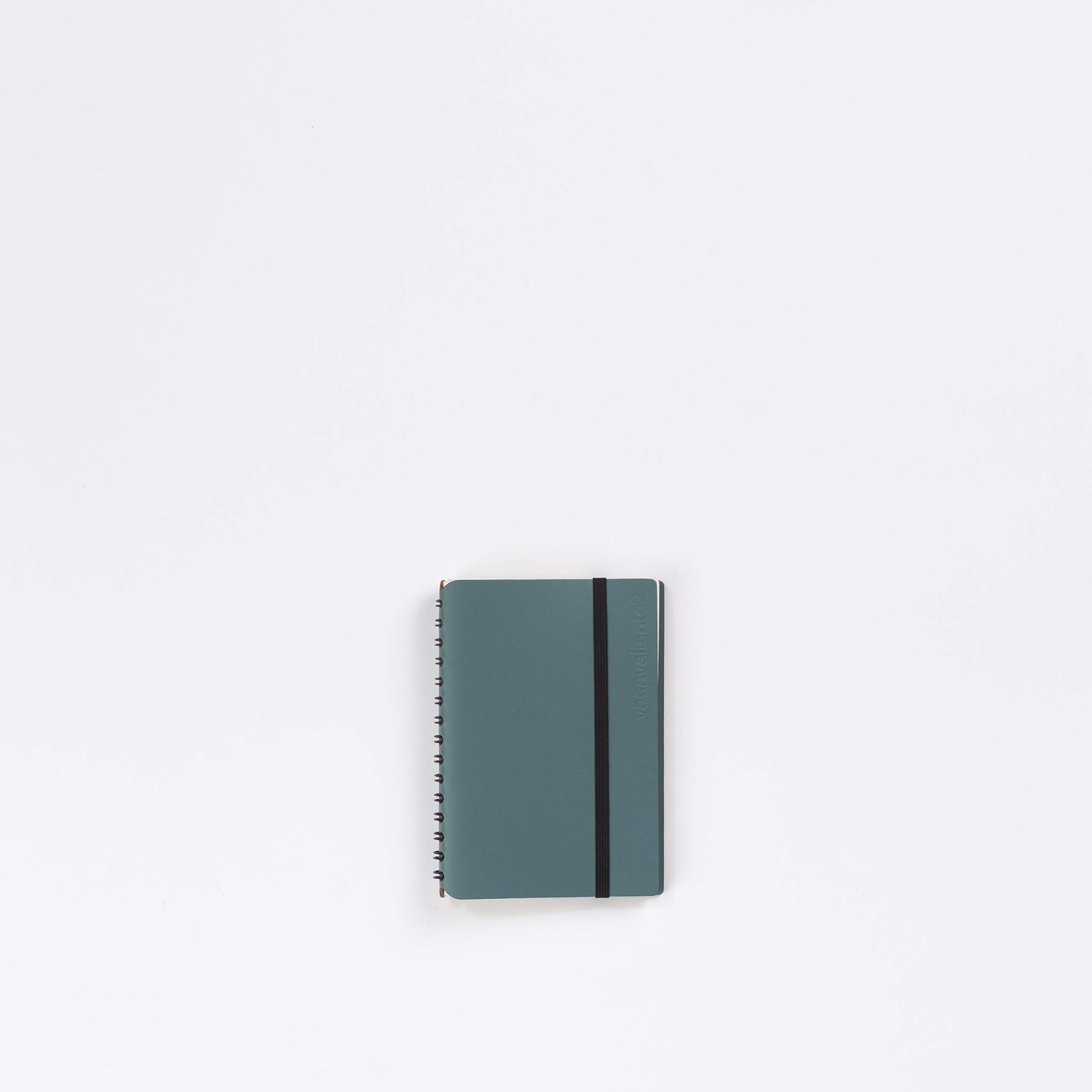 Vacavaliente Recycled Leather Notebook - Eucalyptus