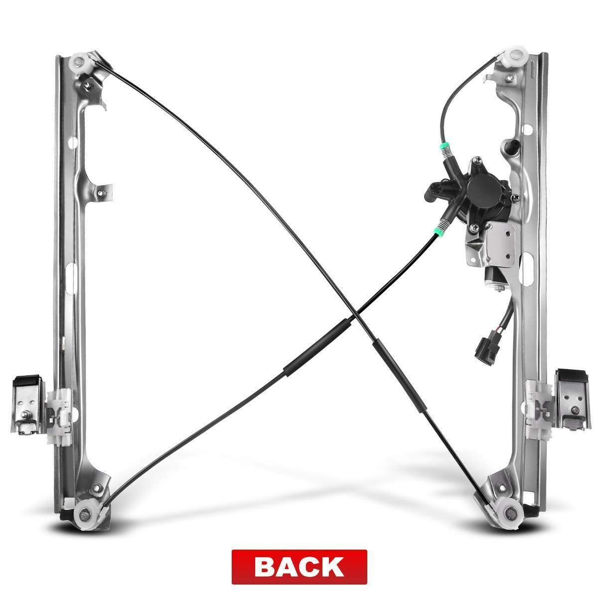 A-Premium Front Passenger Power Window Regulator W/Motor Replacement for Chevrolet Silverado Tahoe GMC Yukon XL Sierra Escalade Pickup Truck SUV 2000-2006