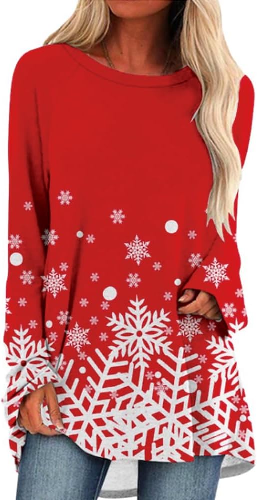 KKG Tops Tunics for Women to Wear with Leggings, Casual Loose Fit V Neck Short/Long Sleeves T Shirt