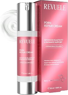 REVUELE PDRN Repair Cream – 50 ml | Crema Viso Rigenerante con Sodium DNA, Collagene e Peptidi | Migliora Elasticità, Idrata e Rafforza la Barriera Cutanea – Vegan & Cruelty-Free