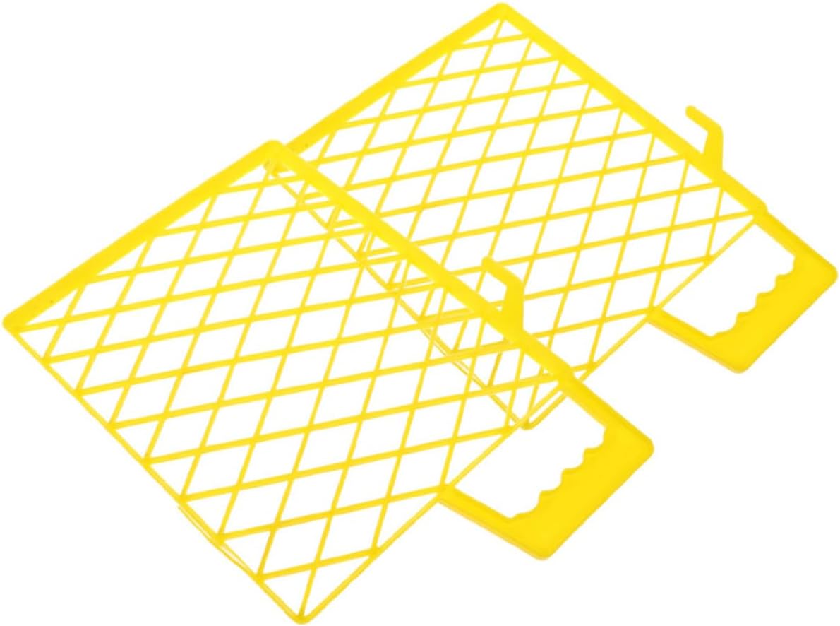 2pcs Plastic Paint Grid Liner Paint Pads Mesh Screen Trays for Filtering Organization