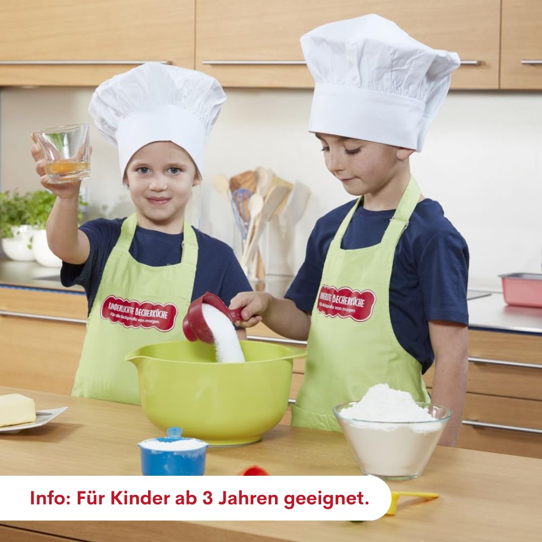 Kinderleichte Becherküche: Für die Backprofis von morgen (Band1), Backbuch inkl. 5-teiliges Messbecher-Set, kinderleicht backen nach Bildern, Backbuch für Kinder ab 3 Jahren, Kochbuch für Kinder