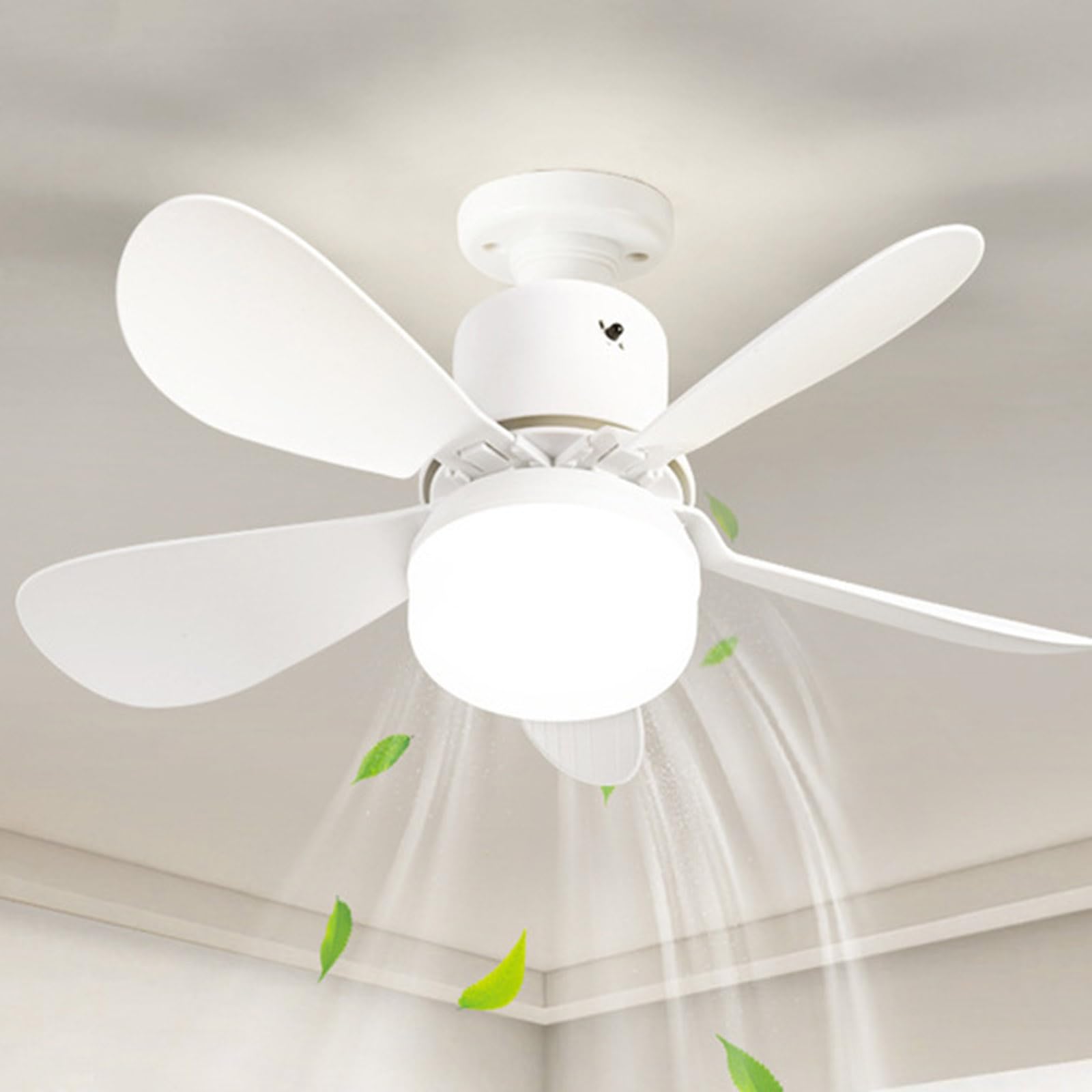 20inch Ceiling Fan Light Bulb Bayonet Fitting,Ceilings Fans with 30W Light & Remote Control,Ceiling Fans Lights Dimmable,E27/B22 Ceilings Lamp with 3 Speeds & 3 Color Temperatures (51cm（20 inch）)