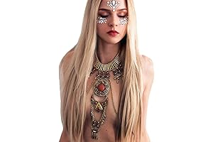 Boho Statement Egyptian Collar Necklace: Embrace Enchanting Allure
