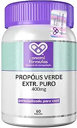 Própolis Verde 400mg Extr. Puro Com 60 Cápsulas