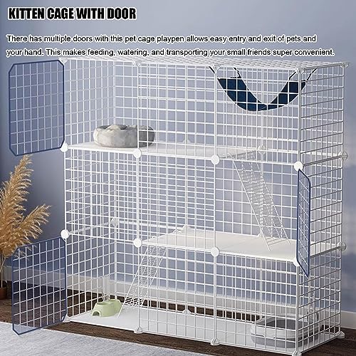 Kit d'enclos pour chat modulable et parc intérieur extérieur pour chaton - 5