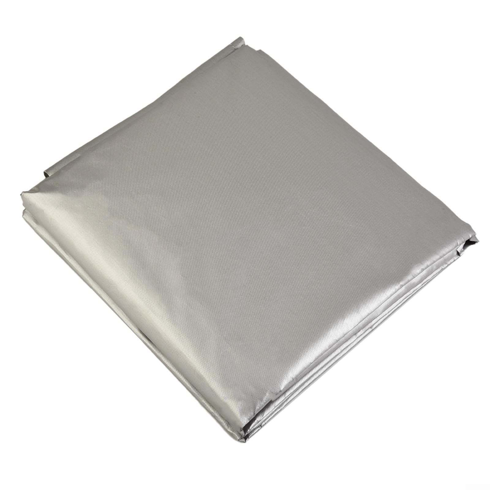 IBC Housse de protection pour réservoir d'eau 120 x 100 x 116 cm Gris 210D avec rabats d'accès pour réservoir d'eau extérieur Protection UV 1000L Feuille isolante