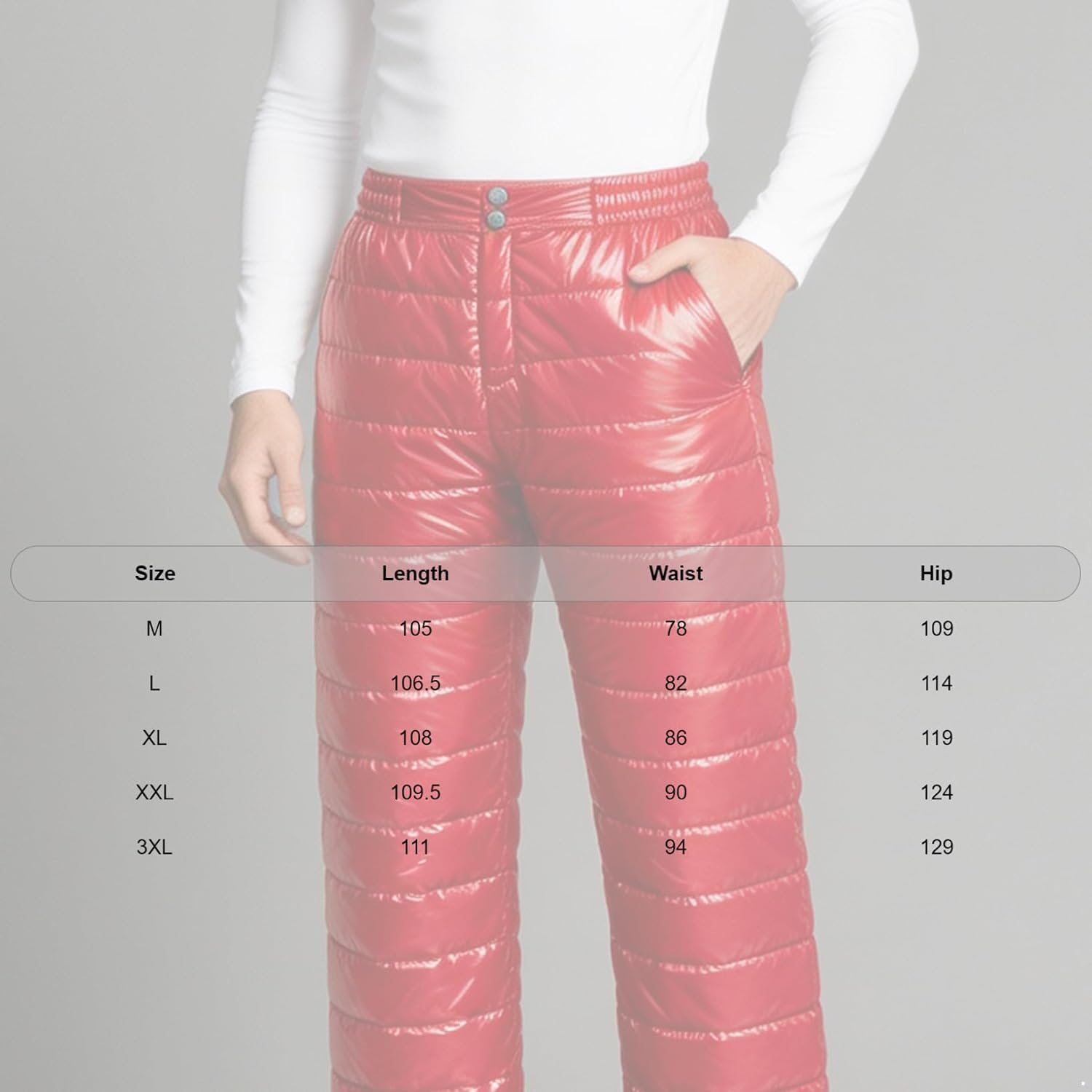 Oyolan Men with Pockets Straight Leg Warm Nappy Trousers