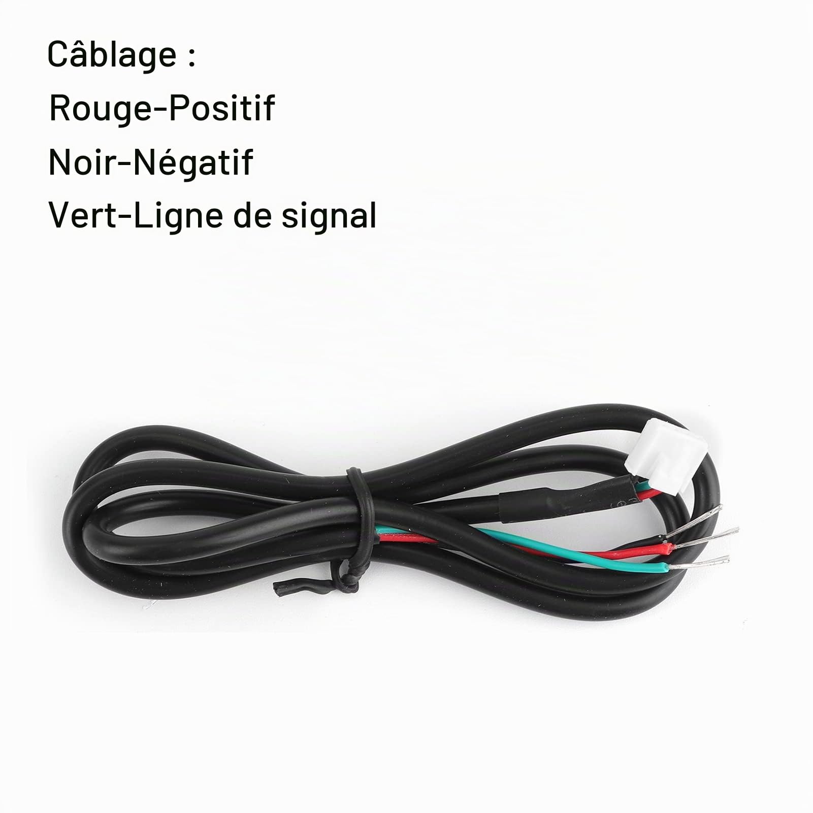 EBTOOLS Jauge de température de l'eau 12 V Kit de compteur de température de liquide de refroidissement à eau universel Jauge de température de l'eau 7 couleurs Affichage LED 52 mm 12 V W/capteur 40