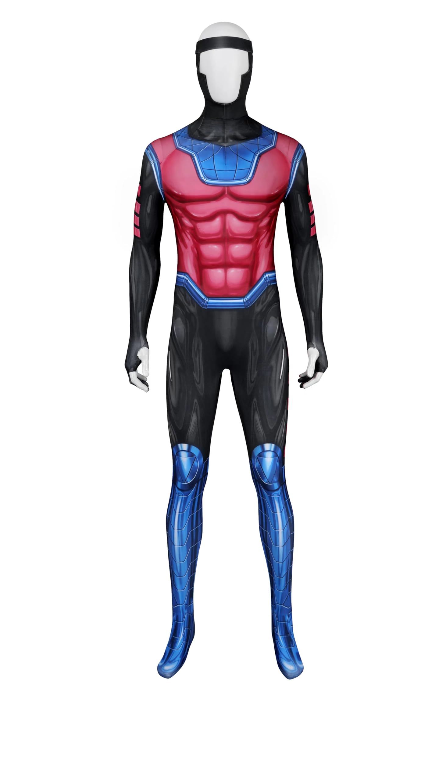 Costume da uomo Remy Etienne LeBeau Cosplay Supereroe Gambit Costume Adulto con Maschera Mantello per Halloween