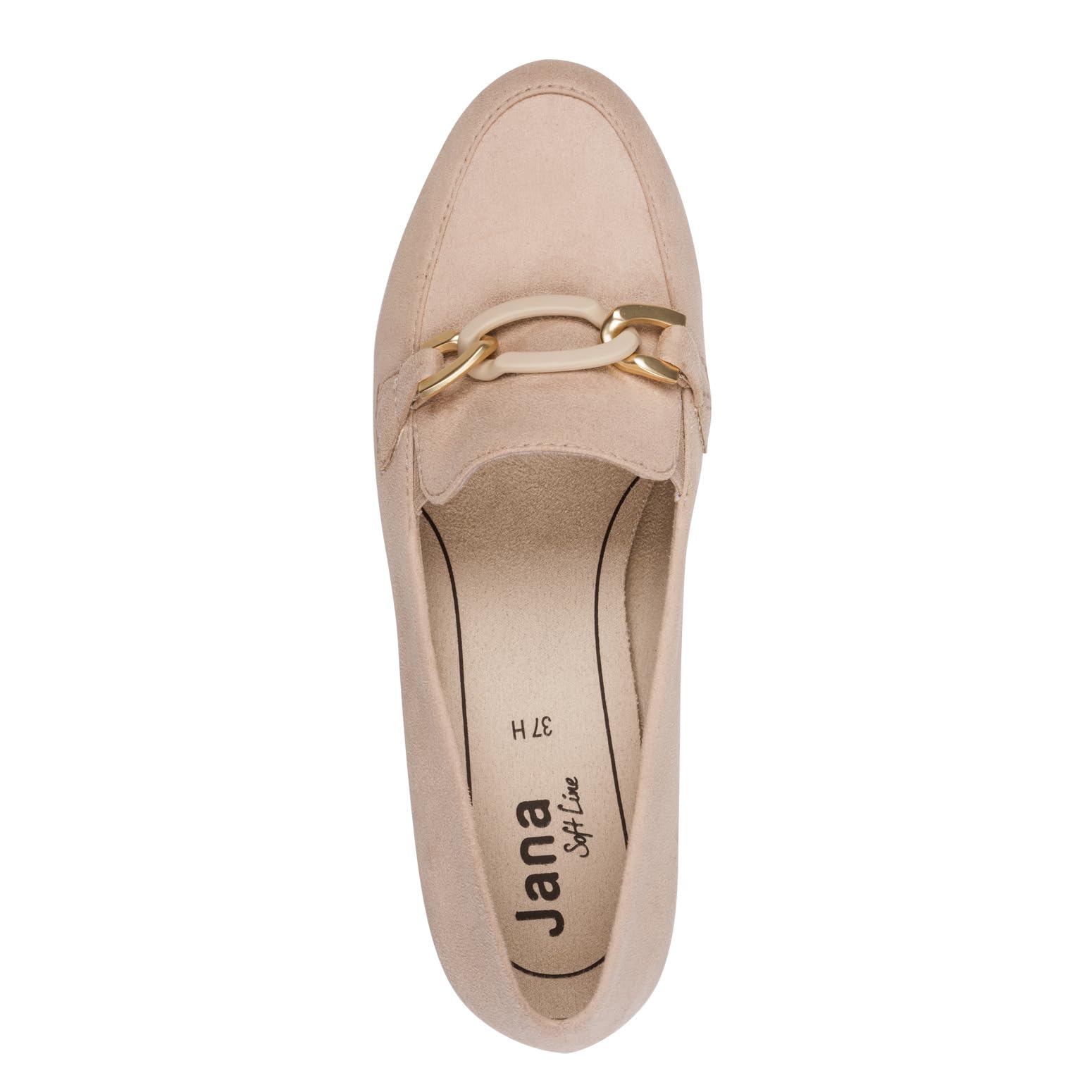Jana Damen Slipper mit Blockabsatz Vegan