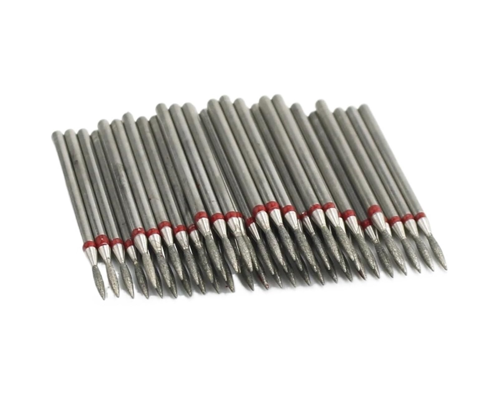 50 Pezzi Trapano for Unghie diamantato Set di Punte for la Pulizia delle cuticole Fresa for Manicure Punte for Fresa elettrica Accessori Strumento for la rimozione della Pelle Morta(NO8)