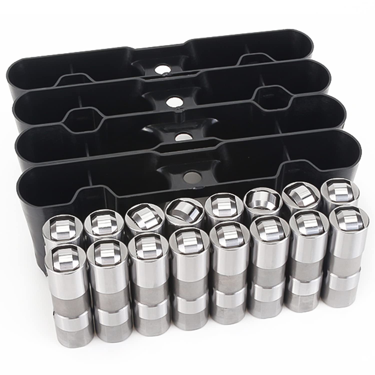 12499225 Hydraulic Roller Lifters with 4 Guides Compatible with GM Chevy LS1 LS2 LS3 LS7 HL124 LQ9 HL124 12595365