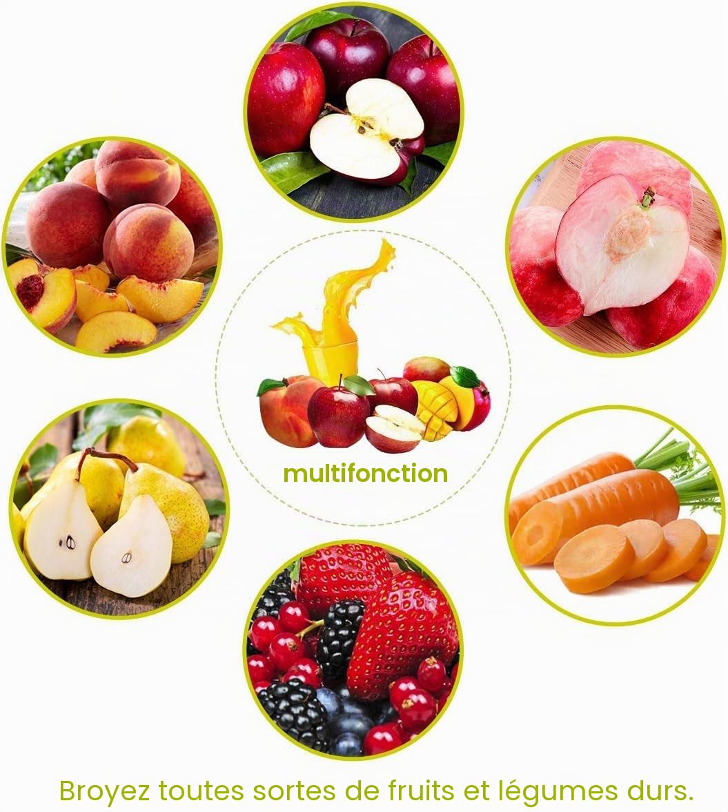 SQUEEZE master Presse à Fruits Portable 7 l Broyeurs de fruits