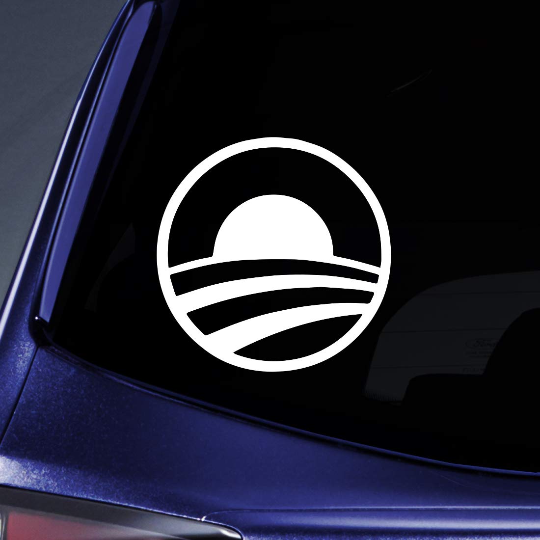 Barack Obama President Symbol Decal - 5.5 Inch Vinyl Sticker For Cars & Laptops