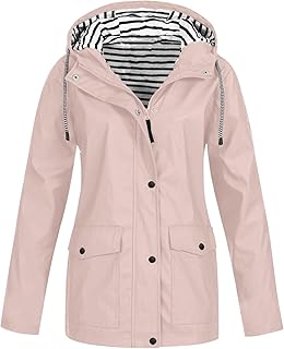 XIUH Transition Jacket, Wind Jacket, Softshell Jacket, Outdoor Jacket, Windbreaker with Hood, Softshell Jacket, Waterproof, Lightweight Lined Jacket, Waterproof, Foldable Raincoat