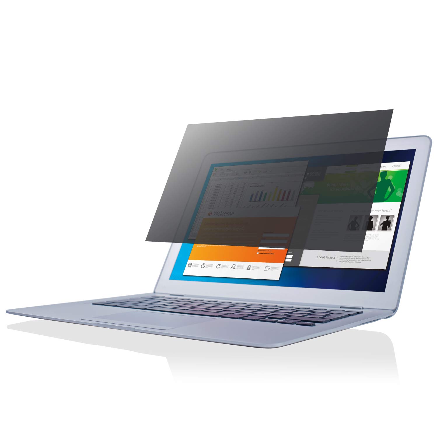 ELECOM Privacy screen filter for 13.3 inches (16: 9) monitor EF-PFS133W2 (Japan Import)