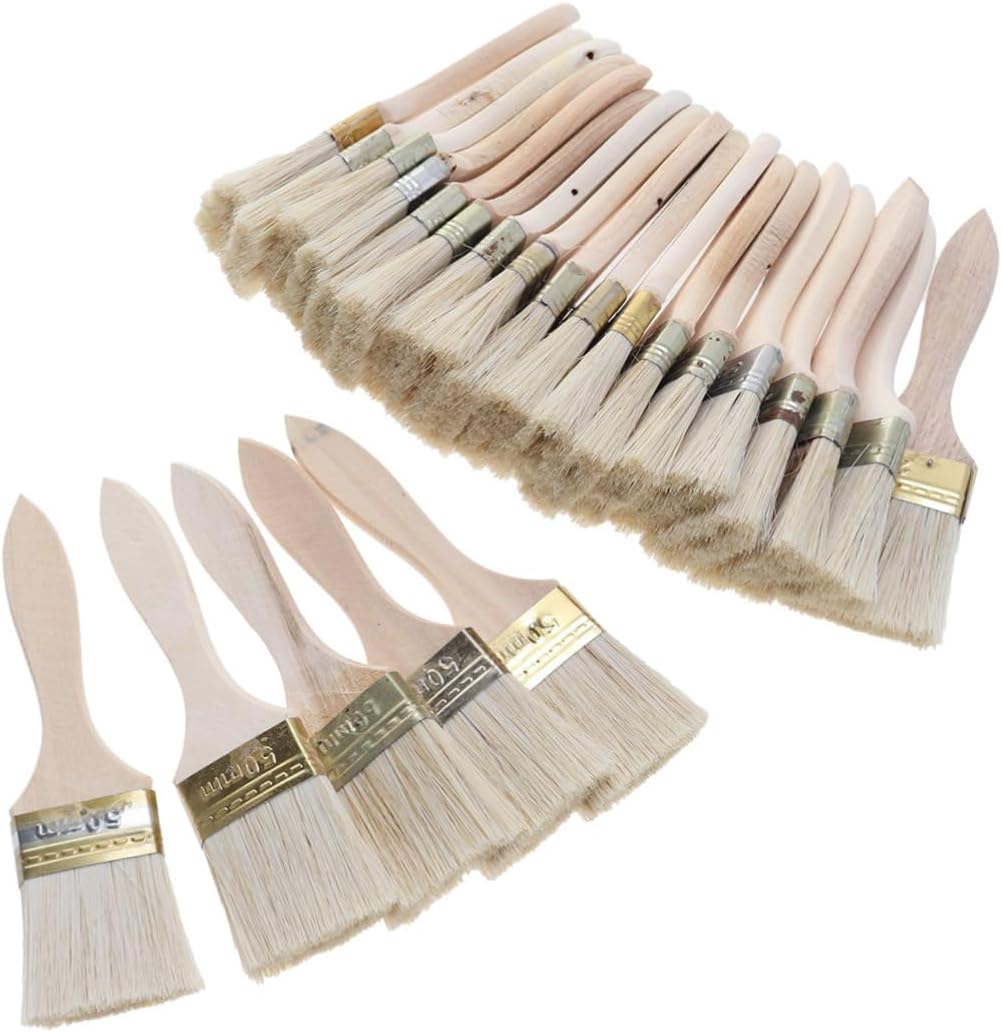 VILLCASE 23pcs Oil Painting Brushes Glues Brush Artist