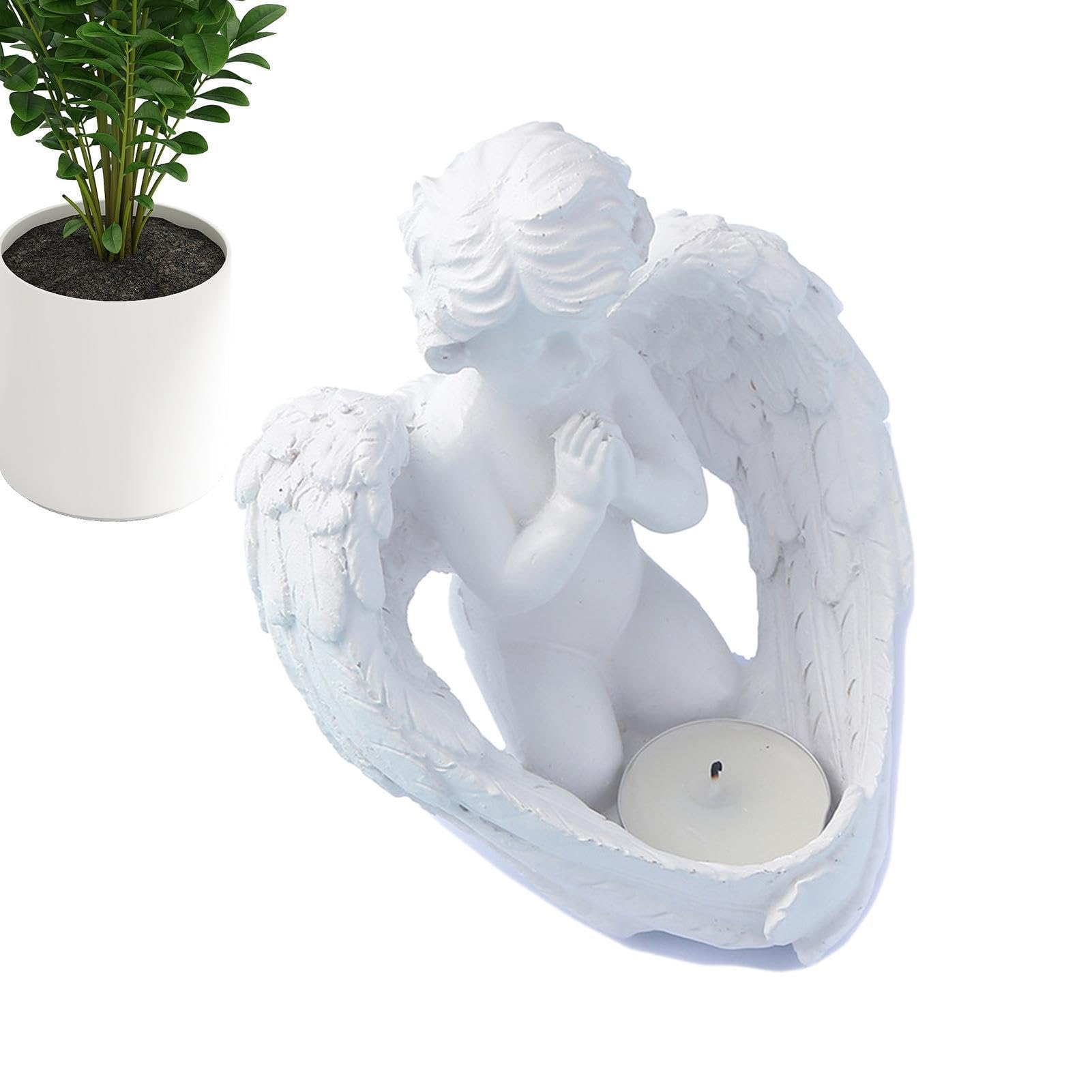 Chandelier Ange en résine de table au design sculptural noble