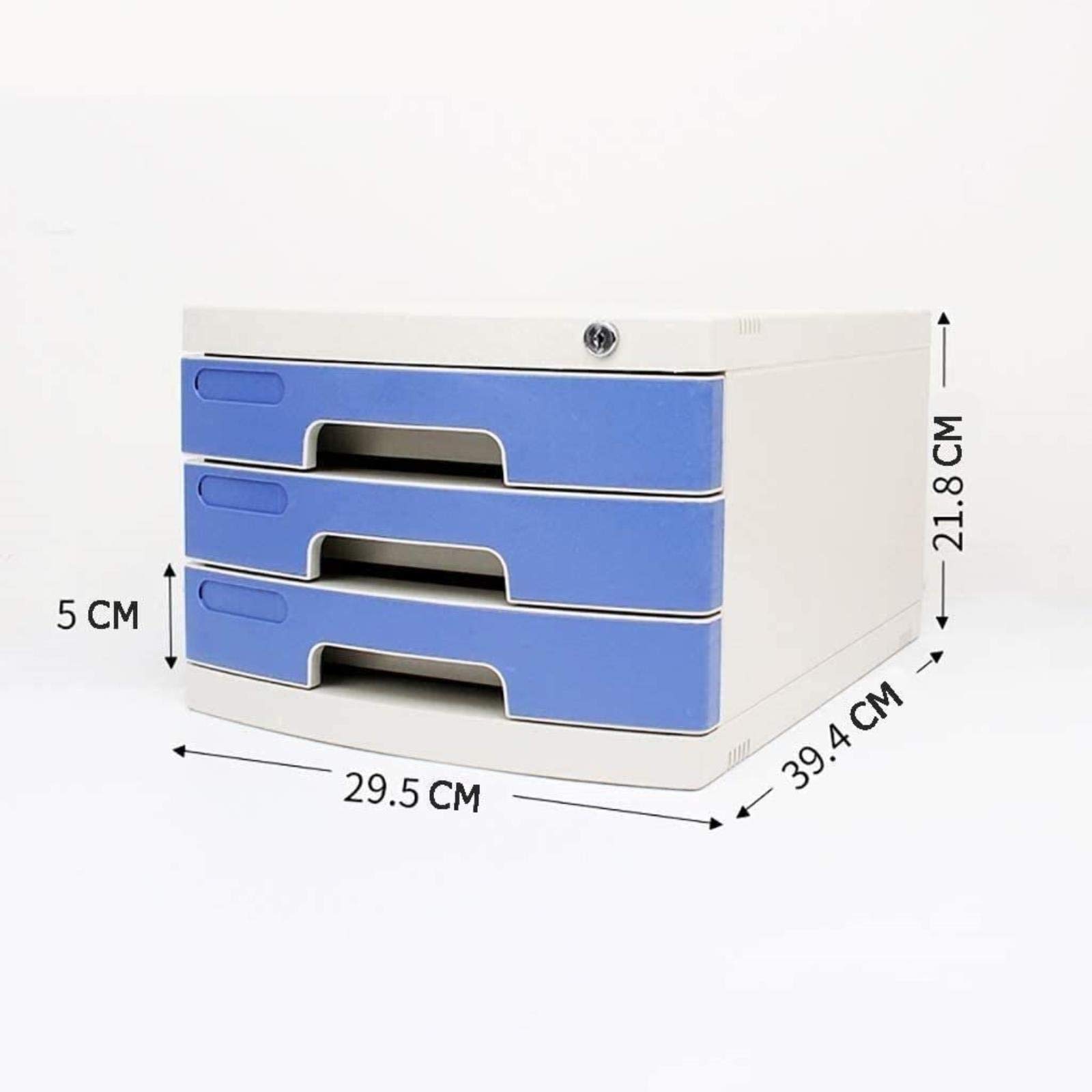 Cartella A4 Desktop File Cabinet con serratura Plastica Multi funzione Cassetto Organizzatore di Archiviazione per Home Office Data Cabinet Manager File Rack.