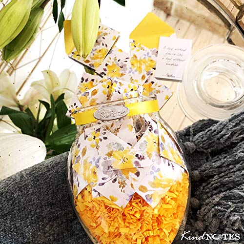 Kindnotes Glass Keepsake Gift Jar With Sympathy Messages - Morning Sunshine #TOP2