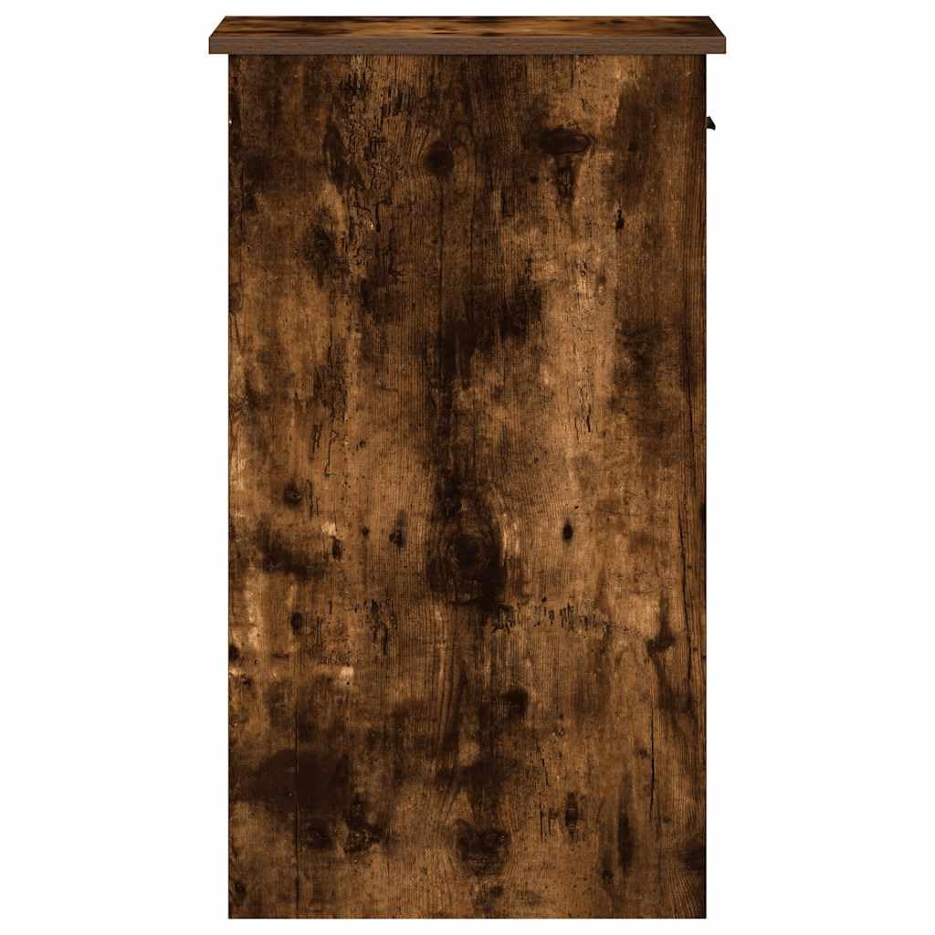 Armadio per computer con cassetto affumicatura 35 x 45 x 77 cm, versatile armadio PC in legno per casa e soggiorno, robusto computer desk mobili