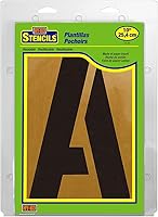 Vista 7 de HY-KO Products ST-1 Plantillas de números y letras, 1 pulgada, color marrón