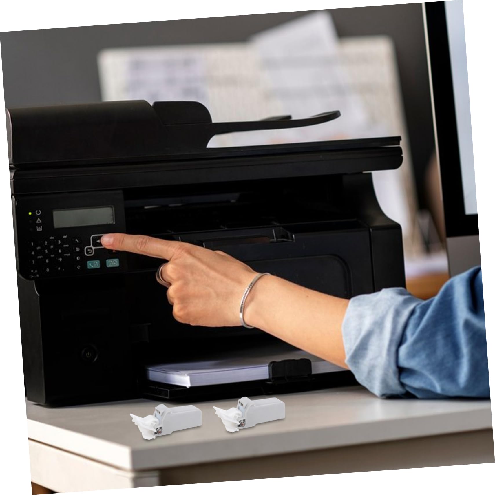 HOMSFOU 2pezzi Cerniere Per Alimentatore Documenti Per Stampante Di Sostituzione Facile e Compatibile Con Prestazioni Migliorate e Installazione Veloce