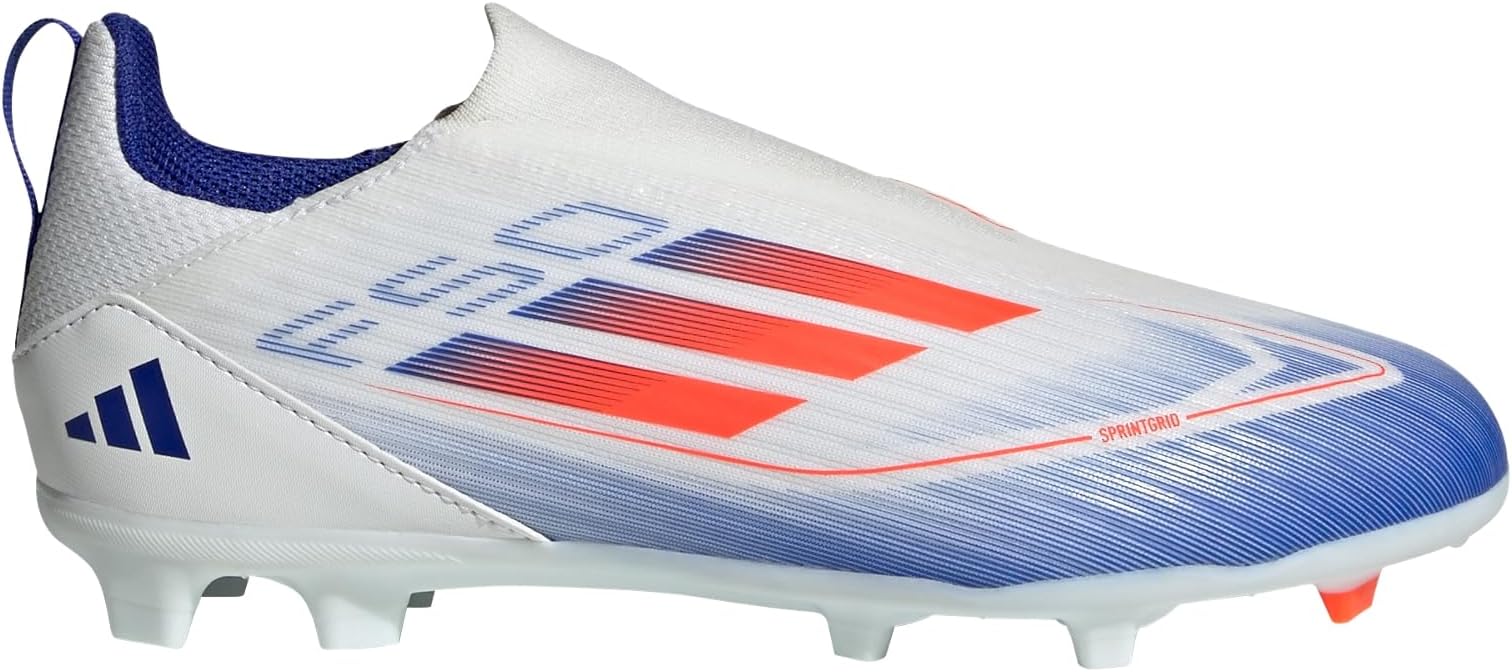 adidas red laceless football boots