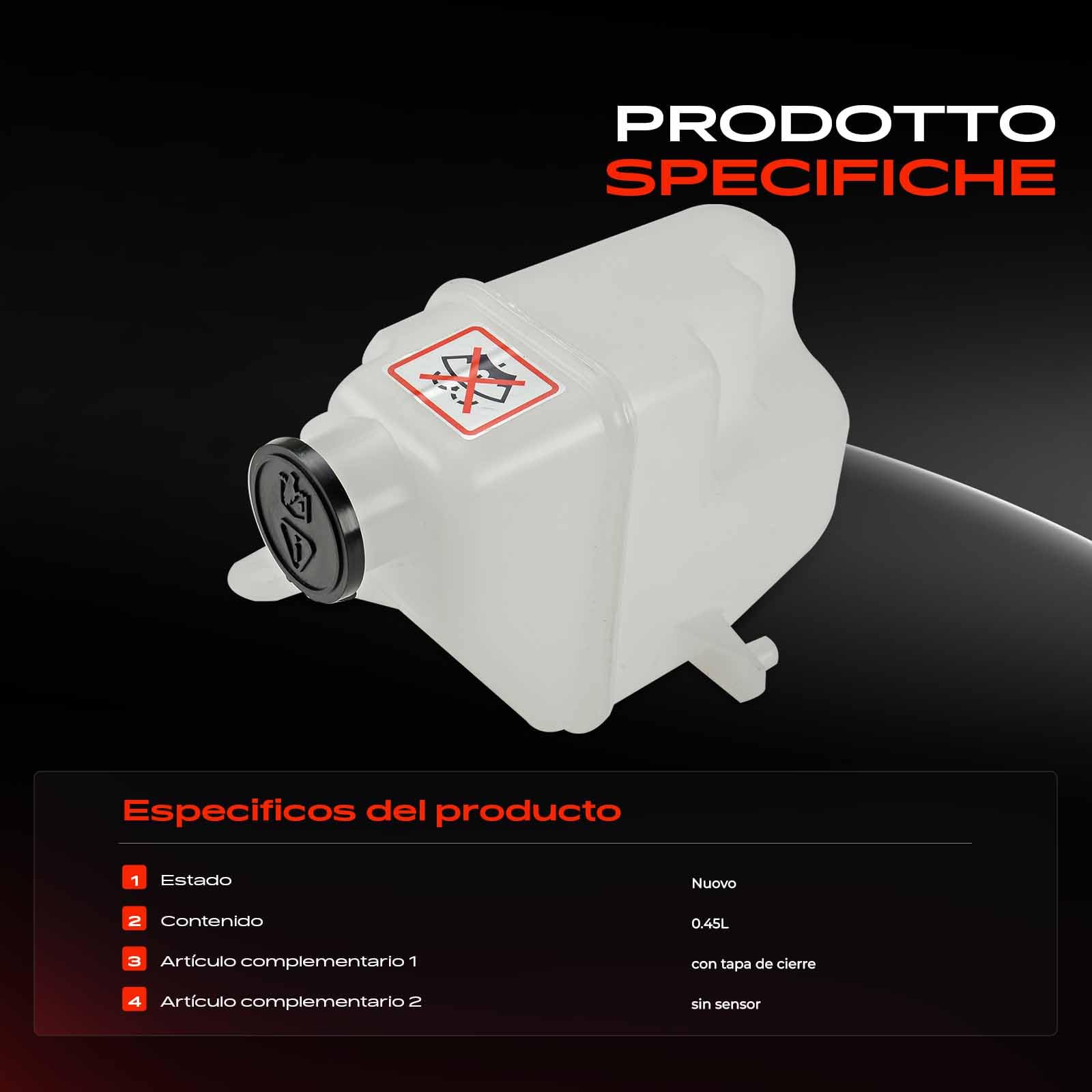 Frankberg Depósito de compensación Refrigerante Compatible con M.i.n.i cabrio R52 C.o.o.p.e.r M.i.n.i cabrio R52 One M.i.n.i R50 R53 One M.i.n.i R50 R53 C.o.o.p.e.r Replace# 17107515485,V20-1568