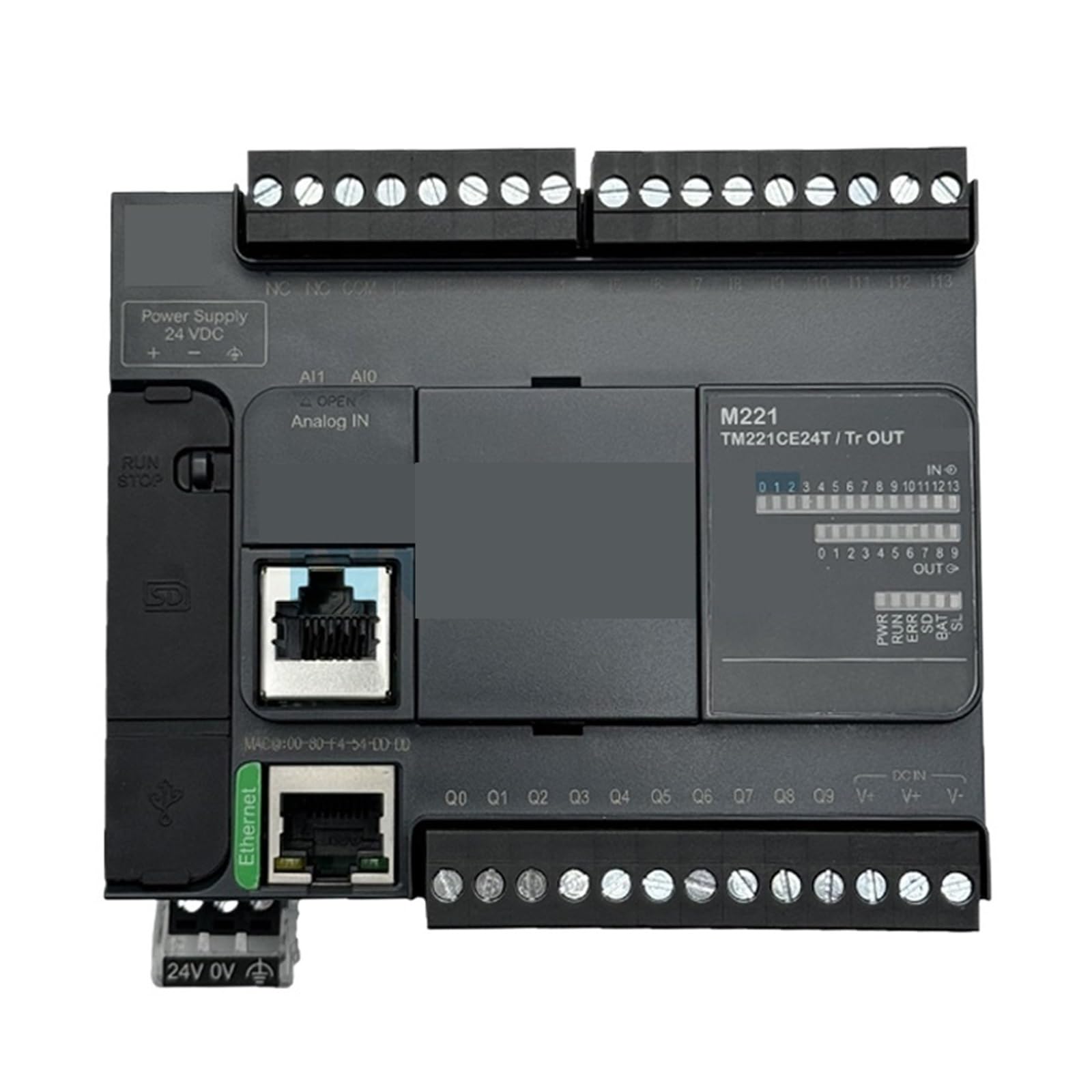 Contrôleur M221 TM221C24R et modules compacts pour automates industriels
