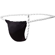 Mens Ice Silk T-Back Thongs G String Low Rise Bikini Briefs Underwear