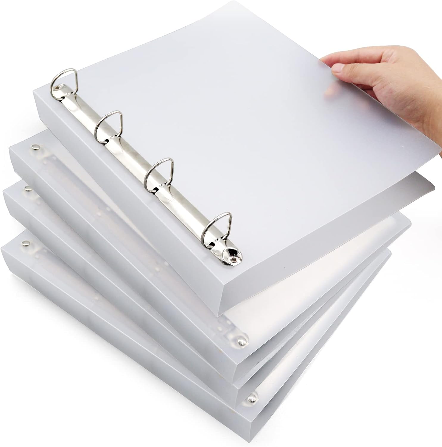 A4 4 Ring Folders, A4 Ring Binder Folder, Plastic Folder Ring Binder