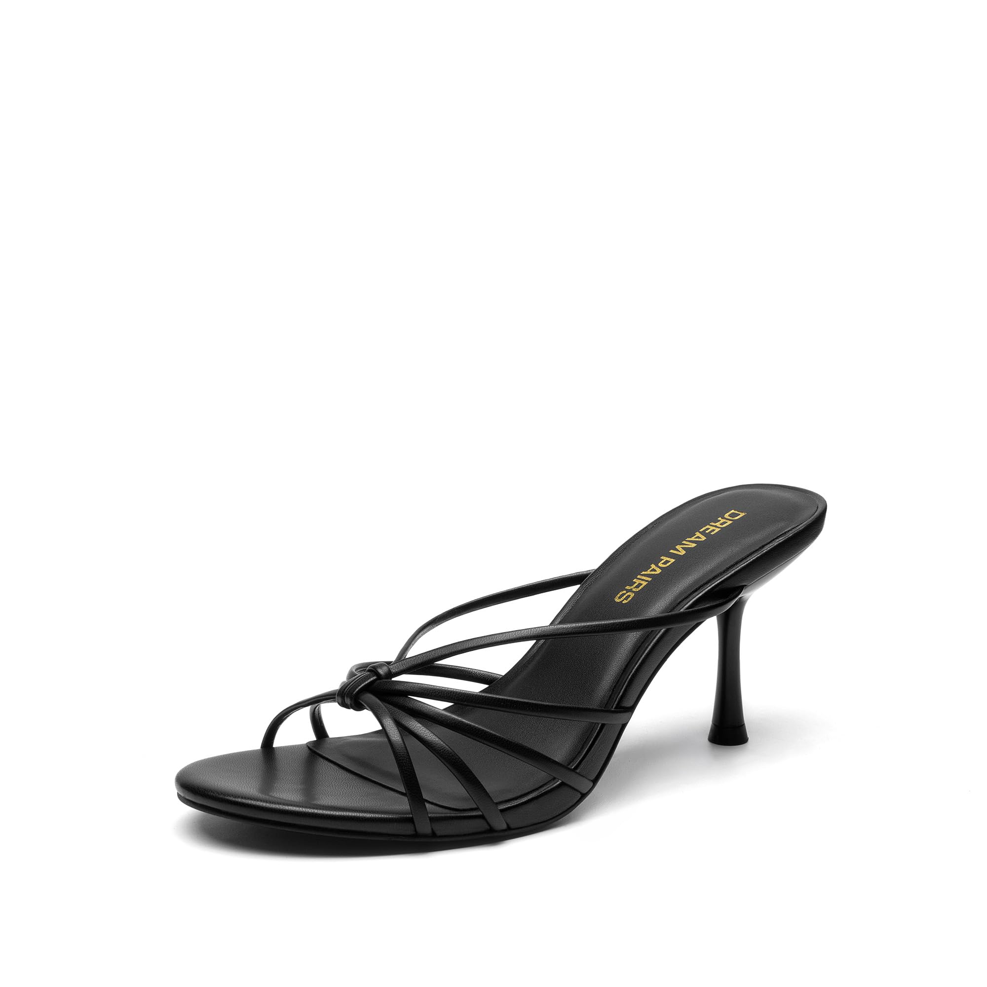 DREAM PAIRS Women's Kitten Strappy Heel Sandals