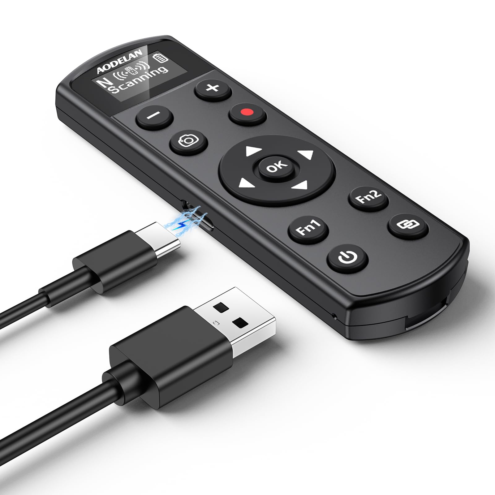 Rechargeable Shutter Release for Nikon AODELAN Wireless Camera Remote Control Compatible with COOLPIX P1000, P1100, P950, B600, A1000, Z50, Z30, Z fc,