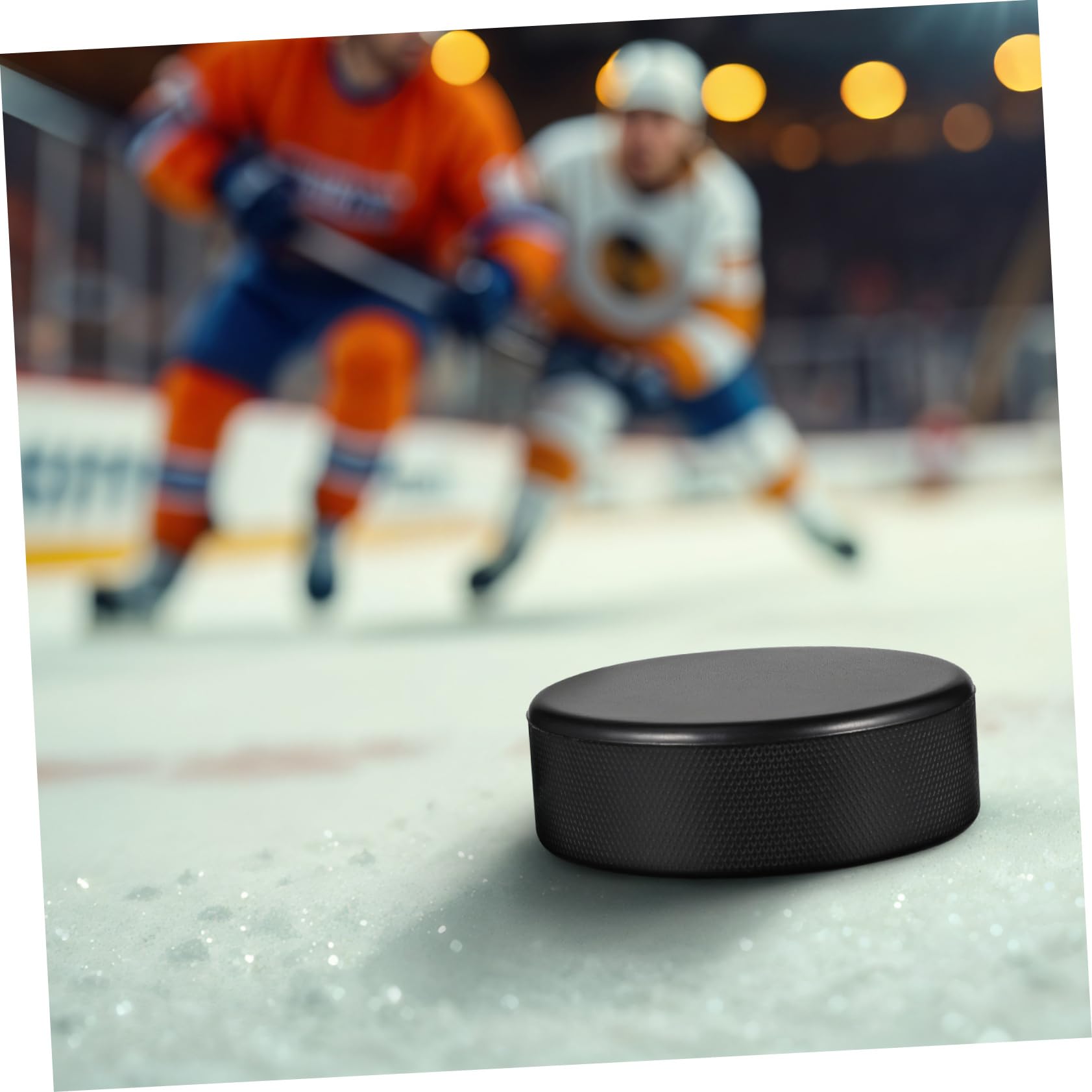 Palet flotter Pratique rondelles de Hockey en Mousse sélectionner des rondelles de Hockey sur Glace Puck Hockey en Salle rondelle de Hockey sur Glace Unité Centrale Noir