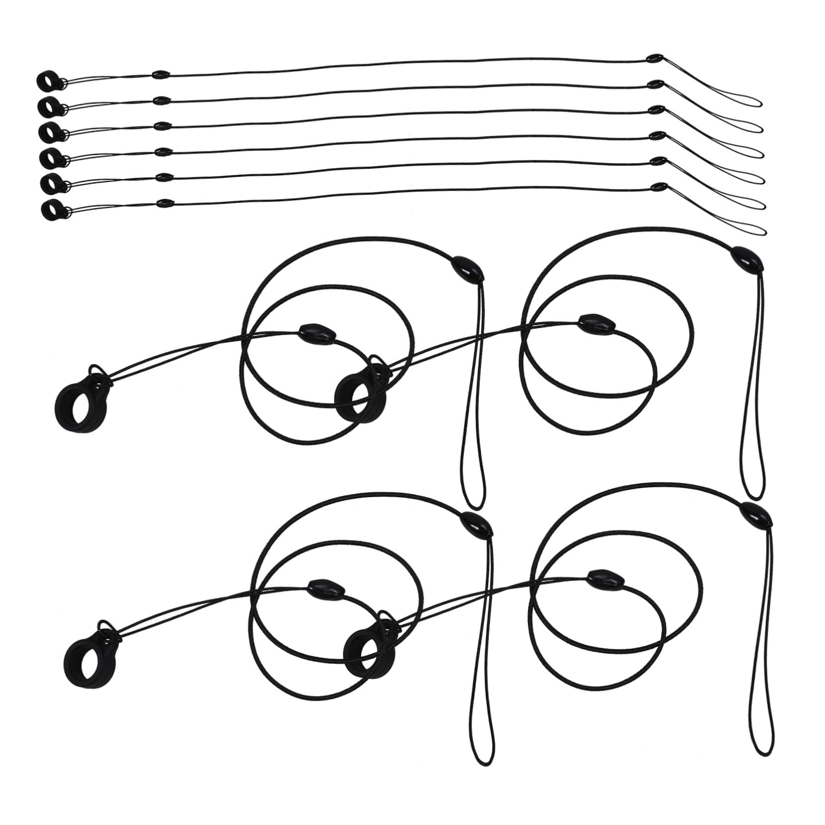 NAMOARLY Retractable Pen Leashes 10pcs Elastic Cord Lanyard for Signature Pen Braces