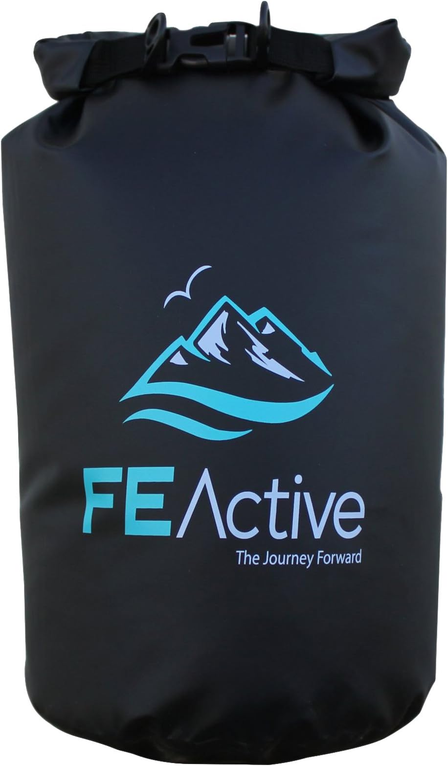 FE Active Waterproof Dry Bag - Sack for Outdoor & Water Activities, Lined Rim for Maximum Insulation Sports Waterproof Bag & Camping Gear for Kayak, Surf, Fishing, Travel, Gym | Designed in California