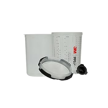 Amazon.com: 3M PPS 2.0 Spray Gun Cup, Lids and Liners Kit