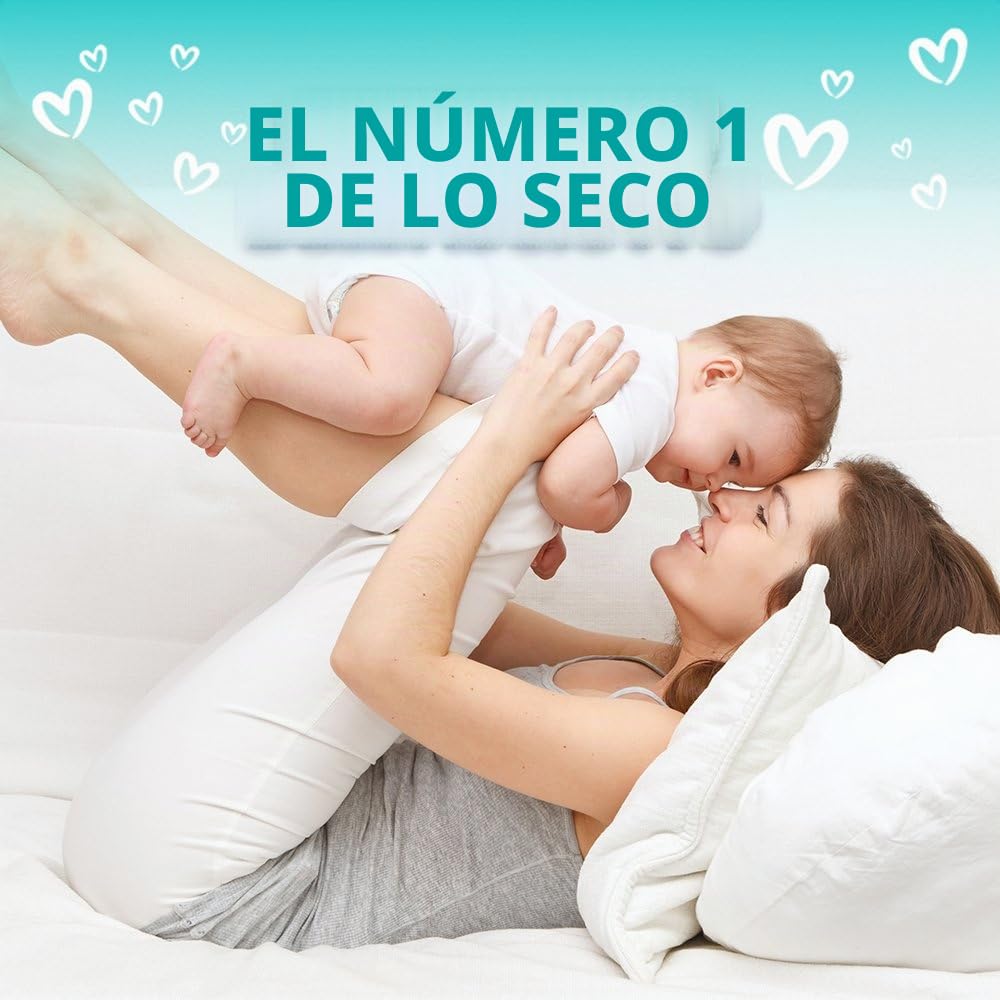 Pampers Baby Dry Midi 168 Pañales, Talla 3 (4-9 kg)