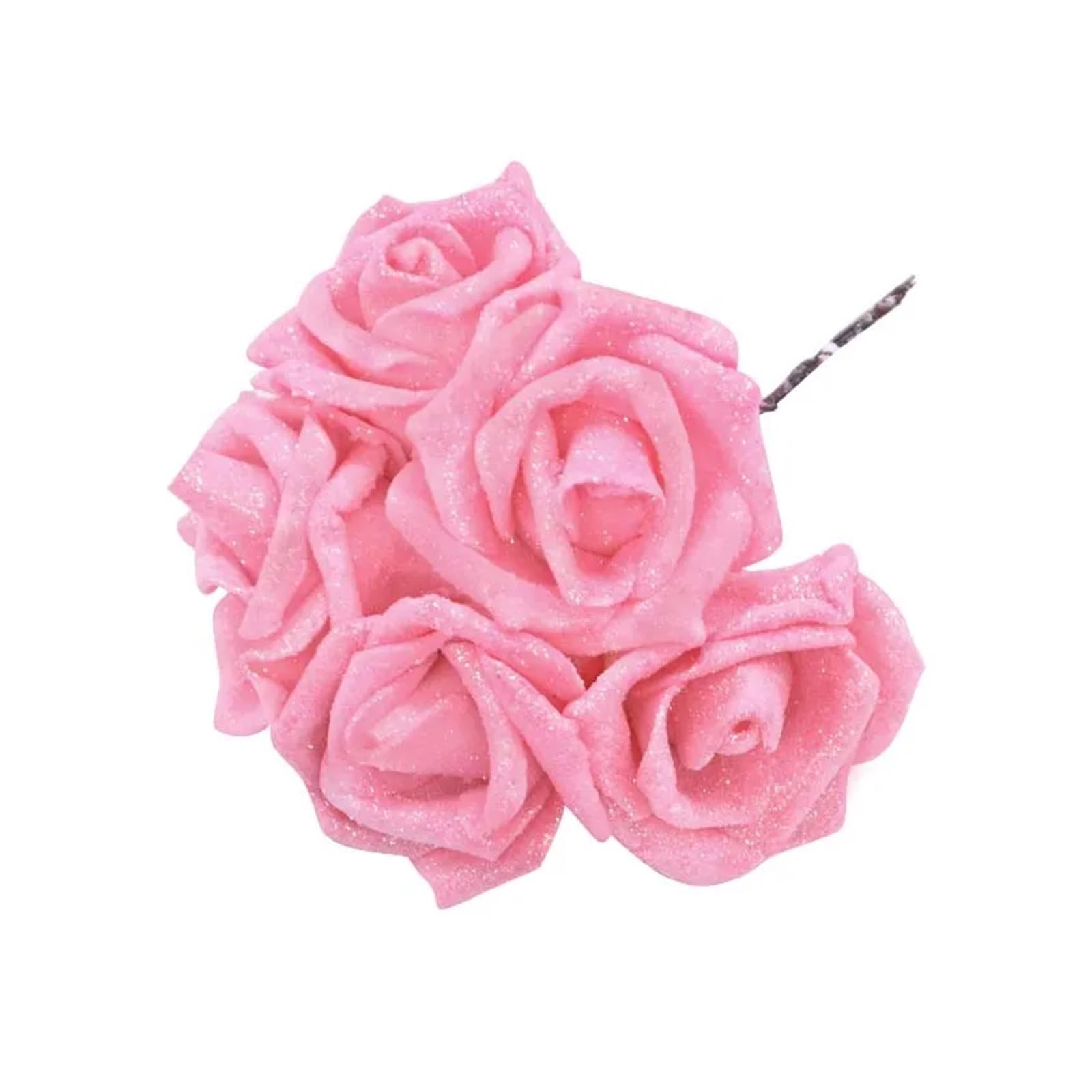 MWAHJU 50pcs Artificial Foam Flower Wedding Bride Bouquet Party Decorations Home Fake For Home