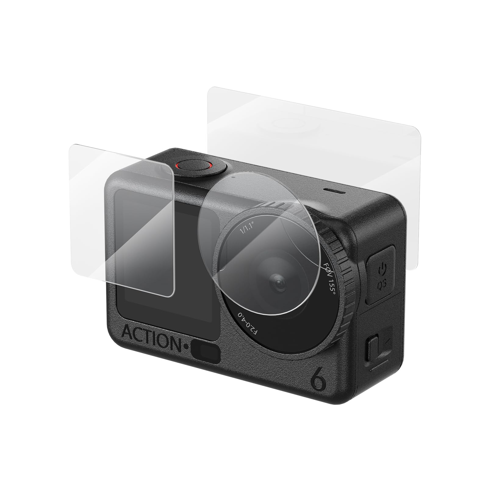 SMALLRIG Kit Proteggi Schermo in Vetro Temperato per DJI OSMO Action 6 5892