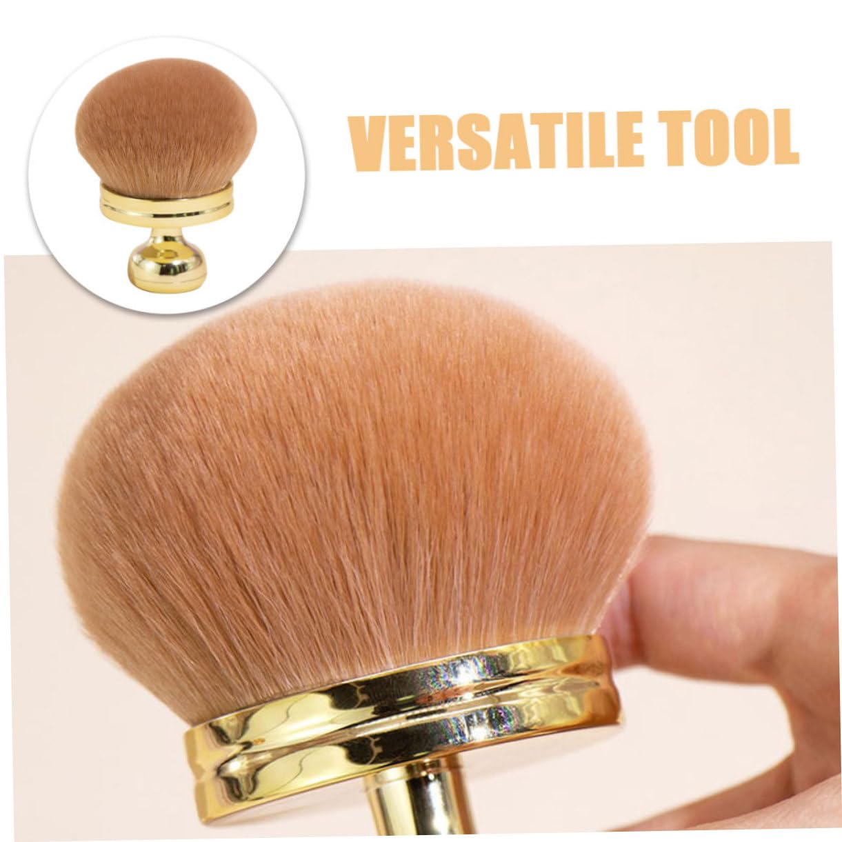 Healeved 5pièces Pinceau De Maquillage Multifonctionnel Doux Pour Poudre Et Blush Outil De Beauté Pour Application Précise Visage Pour Types De Peau