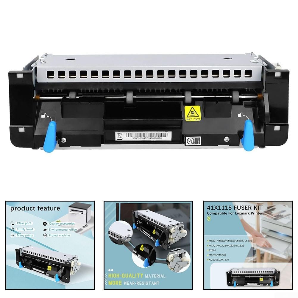 Lexmark Unité de fusion 41X1115 pour assemblage de chauffage MS821 MS822 MX721 MX722 pièce de rechange haute température