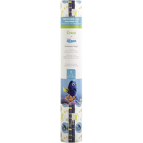 Cricut PTRND DY Finding Dory 12X12(6) Removable Vinyl, Disney