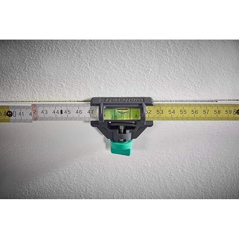 wolfcraft Level for Folding Rules - Spirit Level for Pictures and Shelves | Compatible with all folding rules, this robust plastic tool helps align workpieces and home decor accurately. 5222000