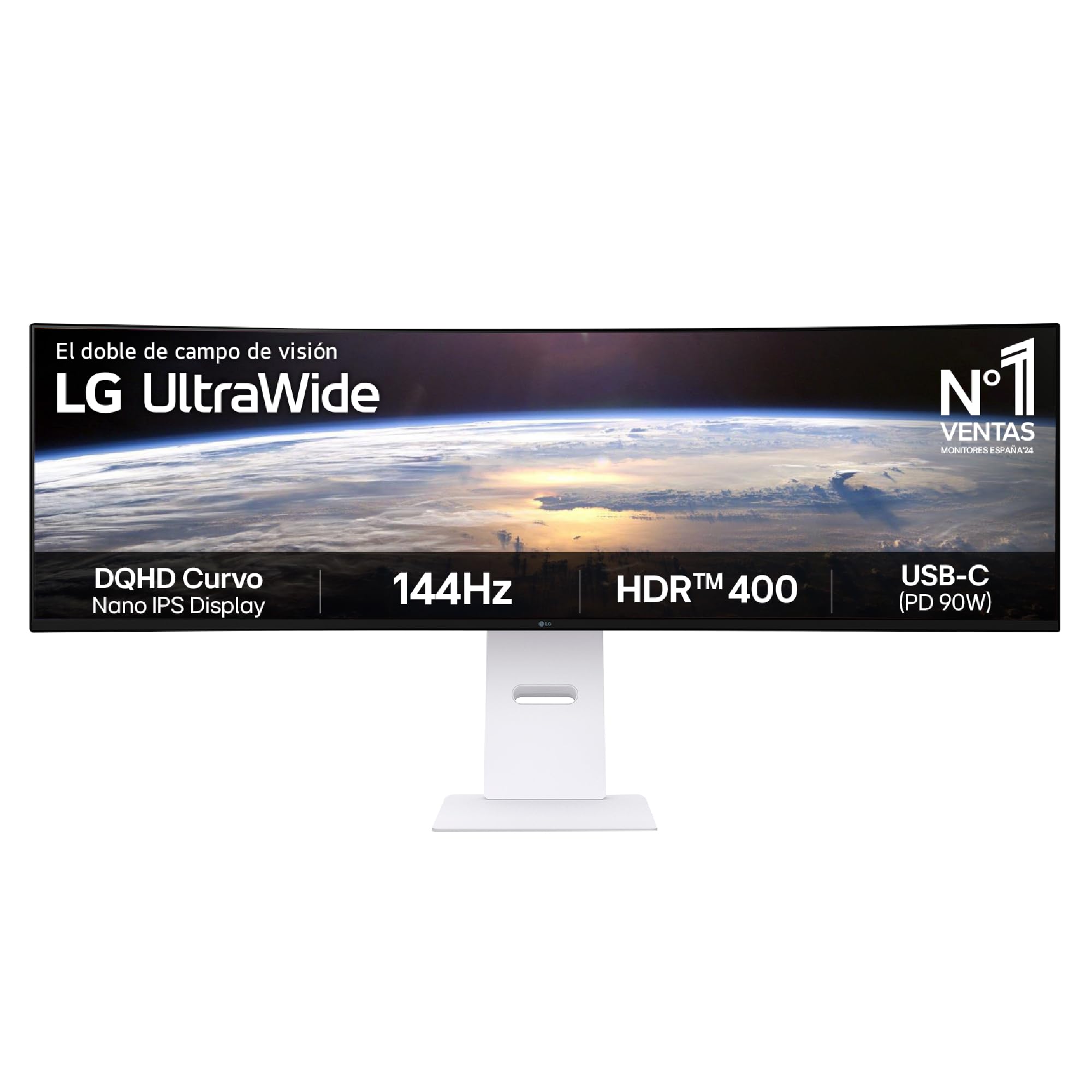 Monitor LG 49" Curvo UltraWide: Multitarea y Realismo Total