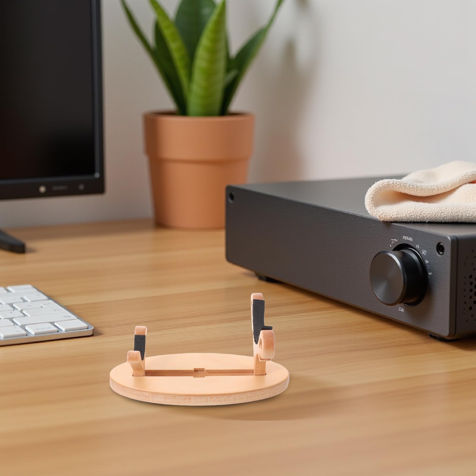 Support pour ocarina : Présentoir en bois pour ocarinas à 12 trous - Socle pour harmonica - Accessoires pour flûte (rangement et présentation)
