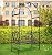 1. GO Steel Garden Arch with Seat for 2 People, 6'9" High x 3'9" Wide, Garden Arbor for Various Climbing Plant, Outdoor Garden Lawn Backyard