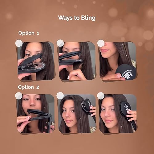 Miniatura 6 de blinger Paquete de repuesto de cristal  5 discos - 75 cristales de vidrio de corte de precisión  Herramienta de peinado no incluida  Aguamarina AB